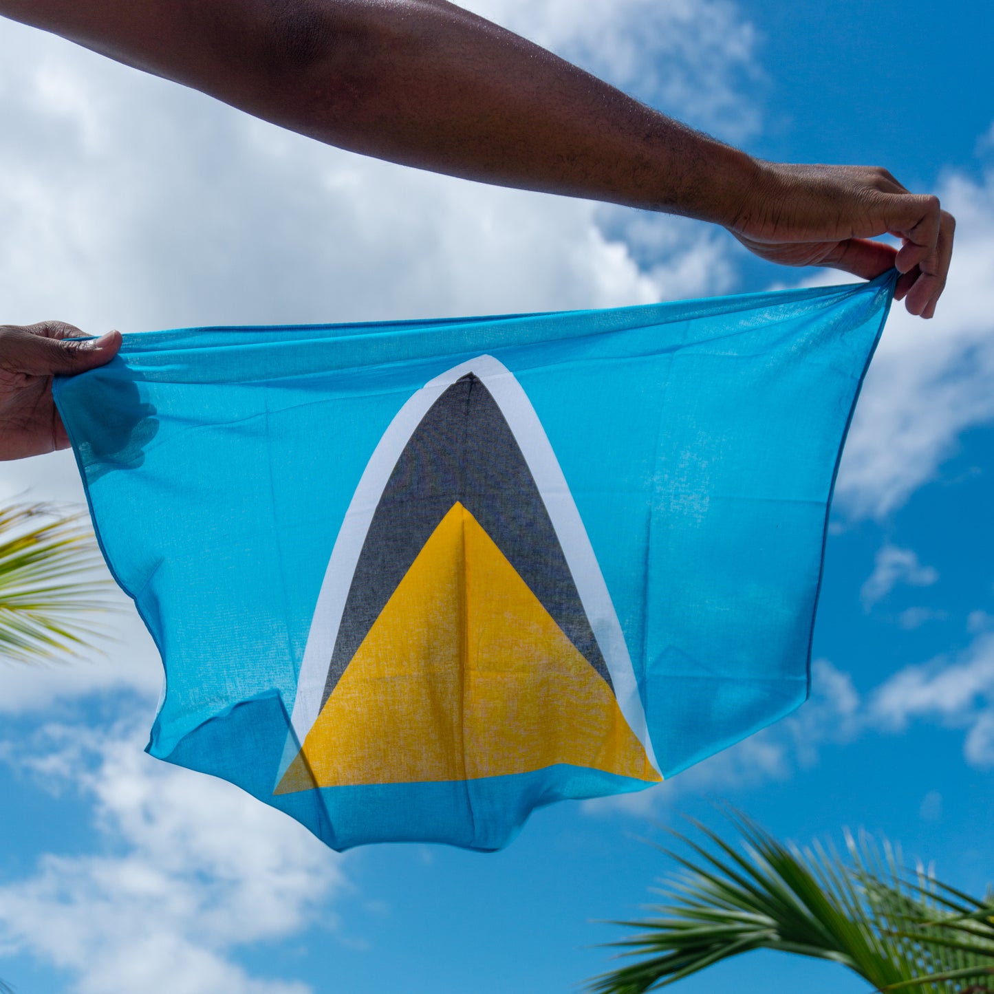 DRAPEAU ET BANDANA SAINTE-LUCIE