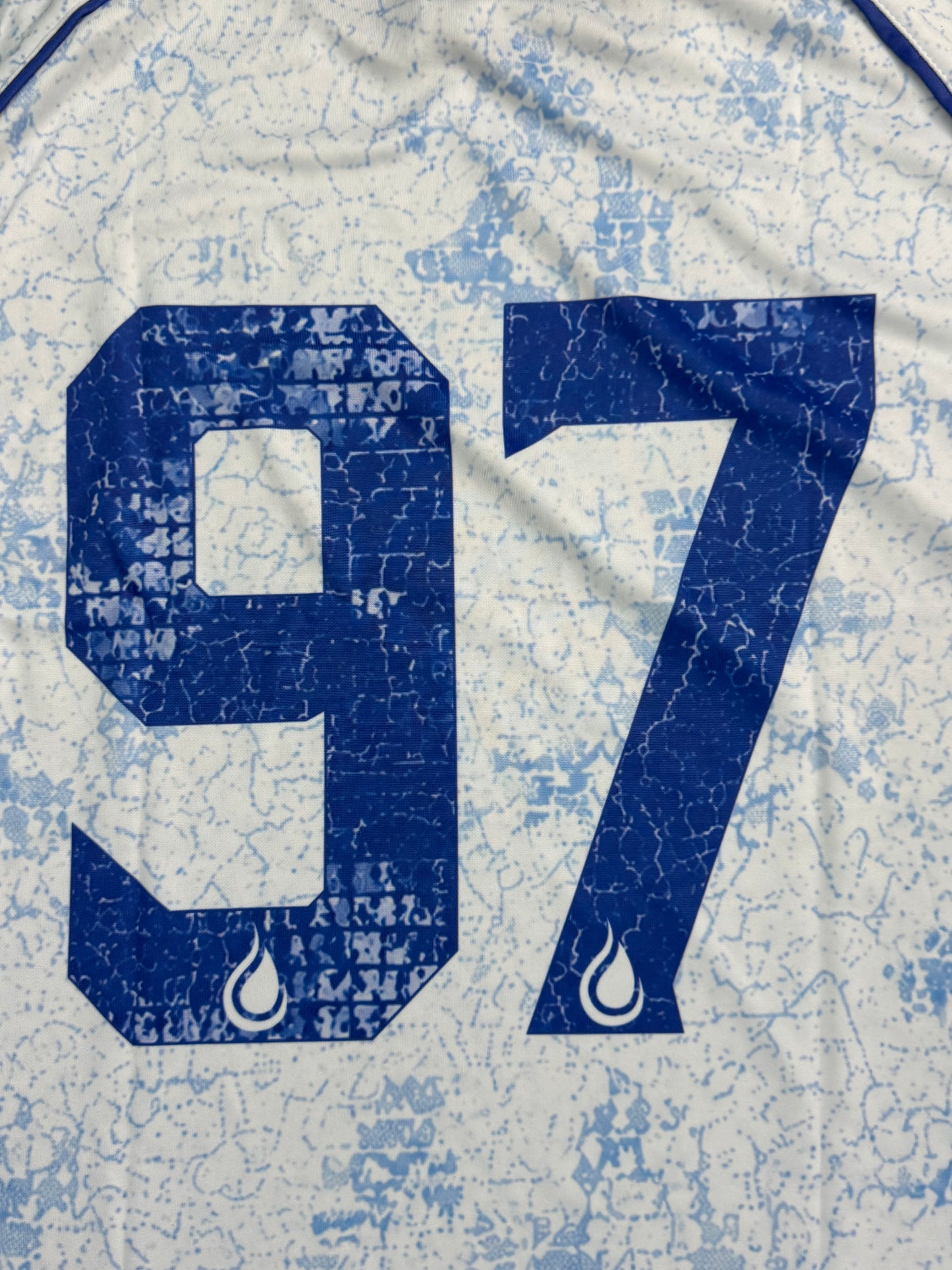 JERSEY "TOTY" N°3 - BLANC & BLEU | MAILLOT DE FOOTBALL KAZADRIP