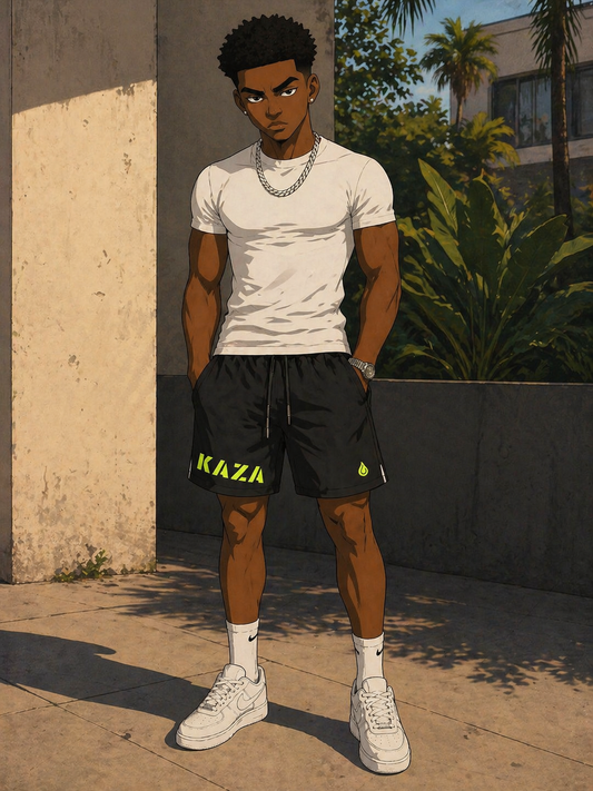 Short de Bain Homme KAZADRIP – LA BASE (Streetwear & Été)