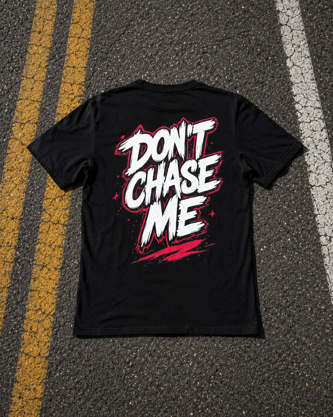 T-shirt DON'T CHASE ME KAZADRIP | Streetwear Édition Limitée