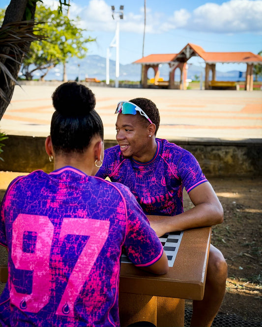 JERSEY "TOTY" N°2 - VIOLET & ROSE | MAILLOT DE FOOTBALL KAZADRIP