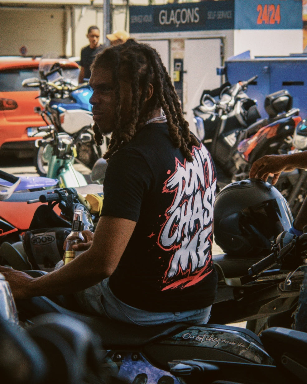 T-shirt DON'T CHASE ME KAZADRIP | Streetwear Édition Limitée