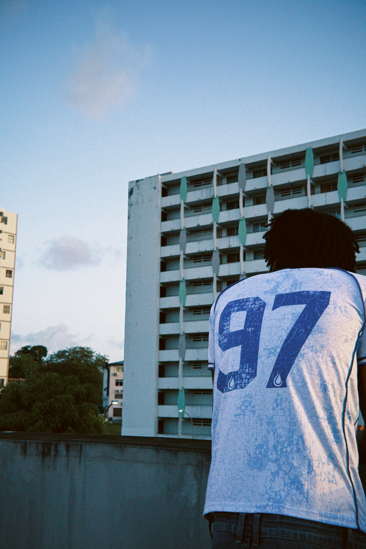 JERSEY "TOTY" N°3 - BLANC & BLEU | MAILLOT DE FOOTBALL KAZADRIP